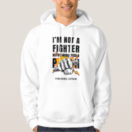 INTE EN FIGHTER-författare NaNoWriMo Hoodie