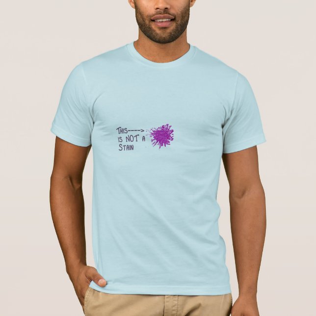 Inte en fläck tee shirt (Framsida)