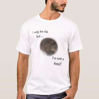 Inte en fossil- vitTshirt T-shirt