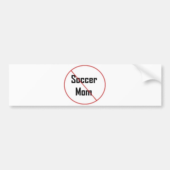 Inte en fotbollsmamma bildekal (Framsidan)