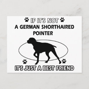 Inte en german-korthärdpekare vykort