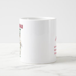 Inte en grinig, precis framtidsinriktad, fin Helgd Jumbo Mugg