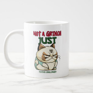 Inte en grinig, precis framtidsinriktad, fin Helgd Jumbo Mugg