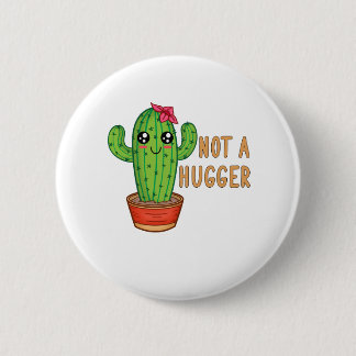 Inte en Kramare Cactus Free Hug Knapp