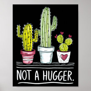Inte en Kramare Cactus Joke Poster