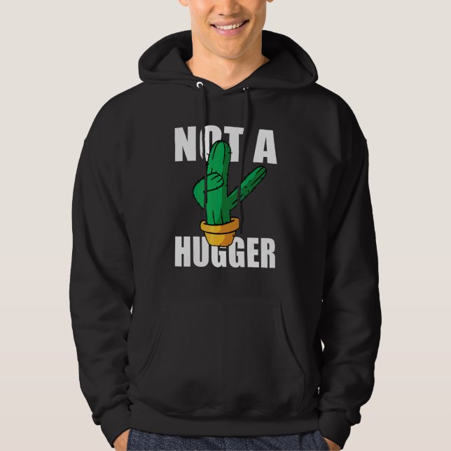 Inte En Kramare  Kaktusfolk Hoodie (Framsida)