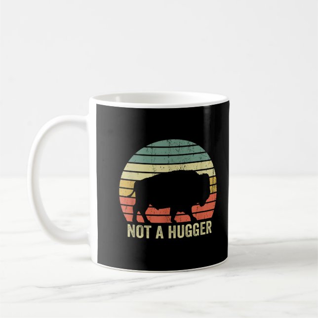 Inte en Kramare Rolig Yellowstone Buffalo Bison In Kaffemugg (Vänster)