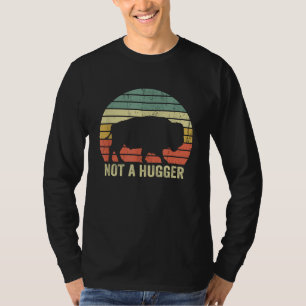 Inte en Kramare Rolig Yellowstone Buffalo Bison In T Shirt