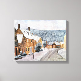 INTE EN KREATUR STARTADE VATTENFÄRGEN CANVASTRYCK