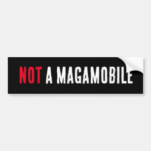 Inte en Magamobile - Tesla Kärlek/Elon Hate Bildekal