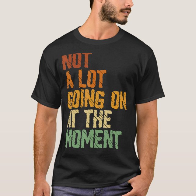 Inte en massa retro-transporter pågår på t shirt (Framsida)