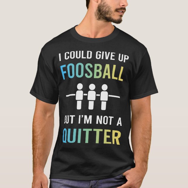 Inte en mes Foosball T Shirt (Framsida)