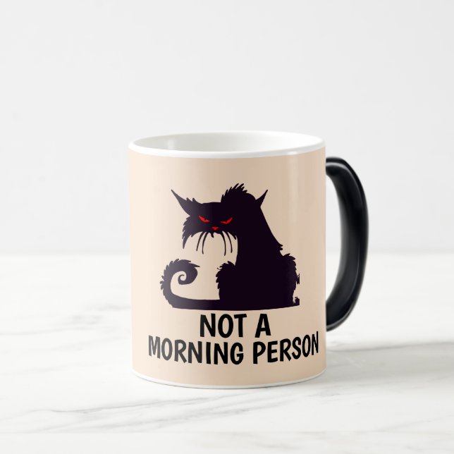 INTE EN MORGON CAT KAFFE KOPPAR (Framsida höger)