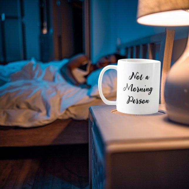 Inte en morgon-person - Lönsam offertgåva Kaffemugg (Skapare uppladdad)