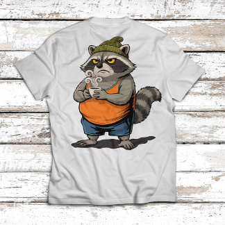 Inte en morgon-tvättbjörn – Roligt kaffedrickande T Shirt