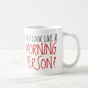 Inte en morgonperson kaffemugg