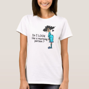 Inte en morgonperson tee shirt