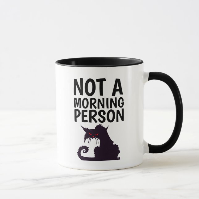 INTE EN MORGONPERSSON KATT ROLIGA KAFFEKOPPAR (Höger)