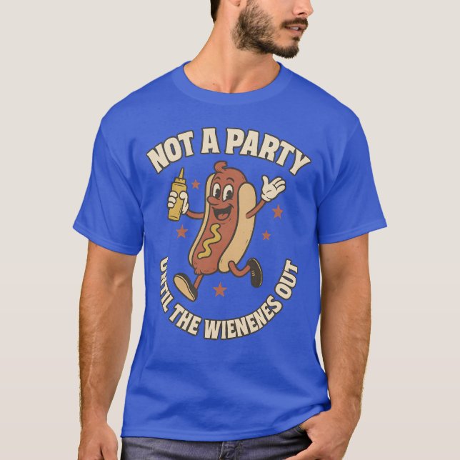INTE EN PARTY FÖRRÄN WIENER KOMMER UT T SHIRT (Framsida)