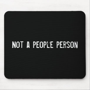 Inte en person musmatta