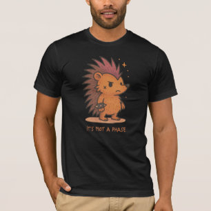 Inte en Phase Söt hedgehog emo T-shirt