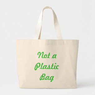 Inte en plastpåsetoto hänger lös jumbo tygkasse