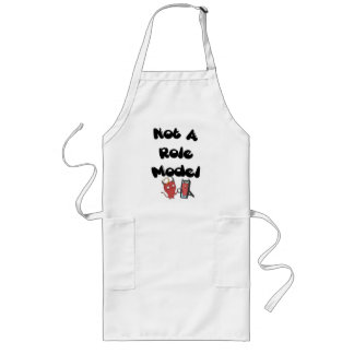 Inte en rollmodell Apron Långt Förkläde