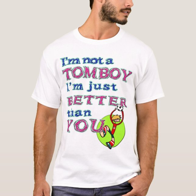 Inte en Tomboy T-shirt (Framsida)