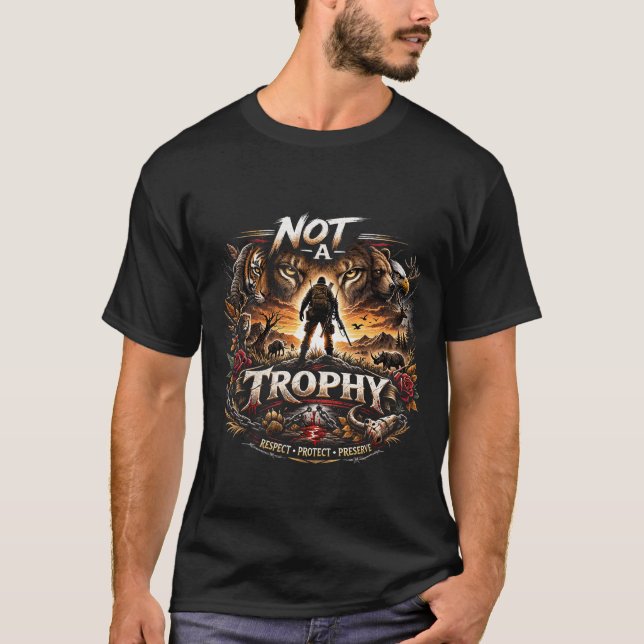 Inte en trofé t shirt (Framsida)