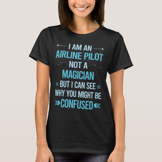 Inte en trollkarl - Pilot T Shirt (Framsida)