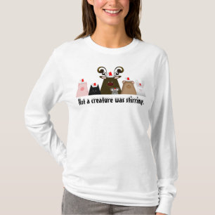 Inte en varelse var den rörda julskjortan t shirt
