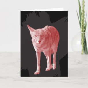 Inte en Varg. Lone Coyote Helgkort