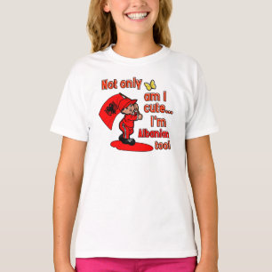 Inte endast förmiddag mig gullig I-förmiddagalba Tee Shirt