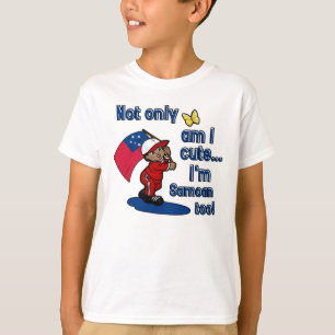 Inte endast förmiddag mig gullig samoansk t-shirt