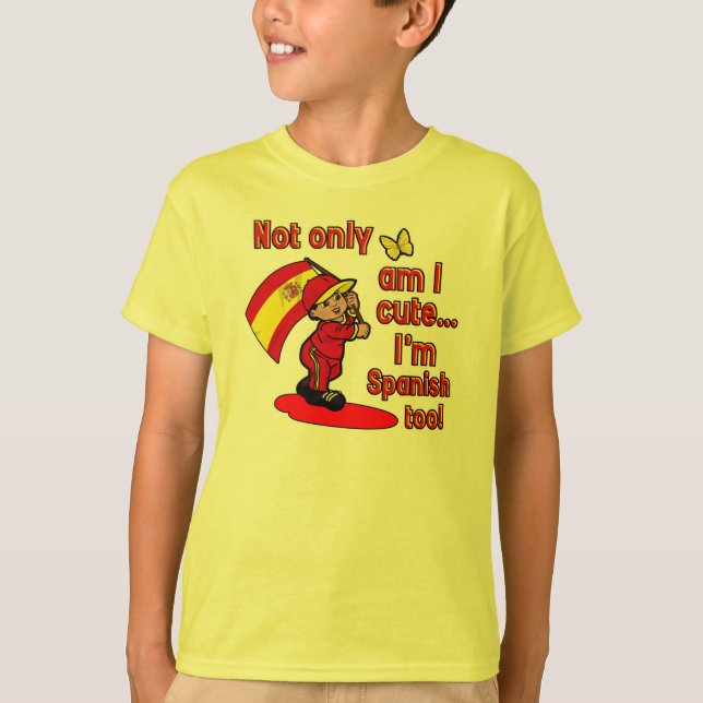 Inte endast förmiddag mig gullig t shirt (Framsida)