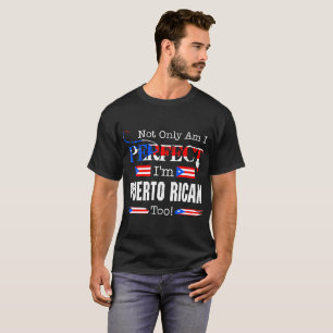 Inte endast perfekt Puerto Rican för prideland T Shirt