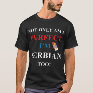 Inte endast perfekt, serb t-shirt