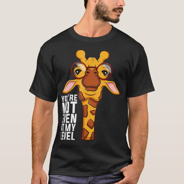 Inte ens på min nivå  t shirt (Framsida)