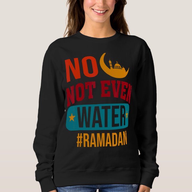 Inte ens Vatten Fasting Muslim Ramadan Kareem 20 T Shirt (Framsida)