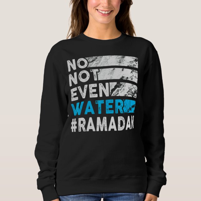 Inte ens Vatten Fasting Ramadan 2022, punkt 8 T Shirt (Framsida)