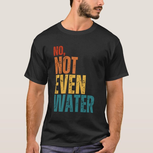Inte ens Vatten Ramadan Kareem Mubarak T Shirt (Framsida)
