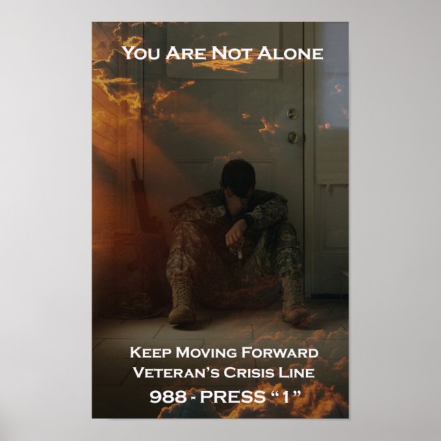 Inte ensam poster (Framsidan)