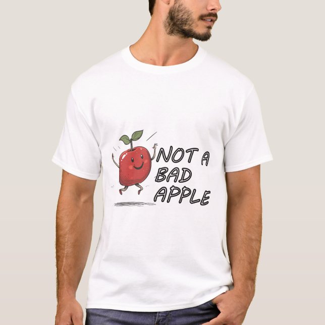 Inte ett dåligt äpple t shirt (Framsida)