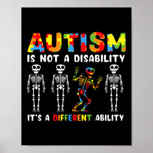 Inte ett funktionshinder, annorlunda förmåga skele poster