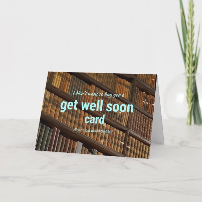 Inte ett Get-well Card Kort (Framsida)