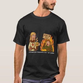 "Inte ett Me-problem" Lustigt Cleric RPG T-Shirt