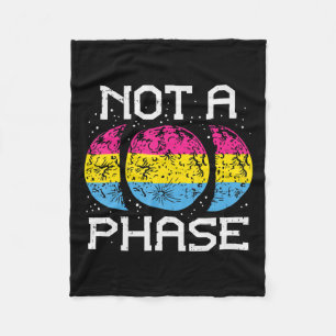 Inte ett Phase Pansexual Måne Funny Pan-Pride Fla Fleecefilt