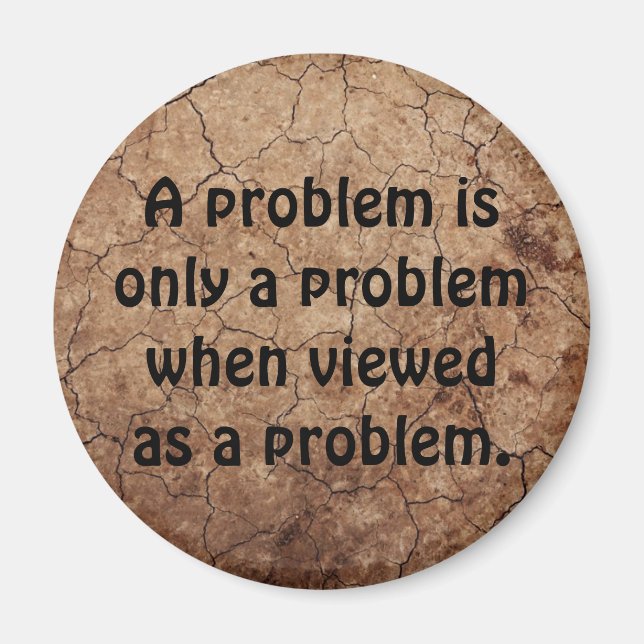 Inte ett problem magnet (Framsidan)