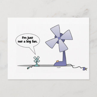 Inte ett stort fläkt vykort