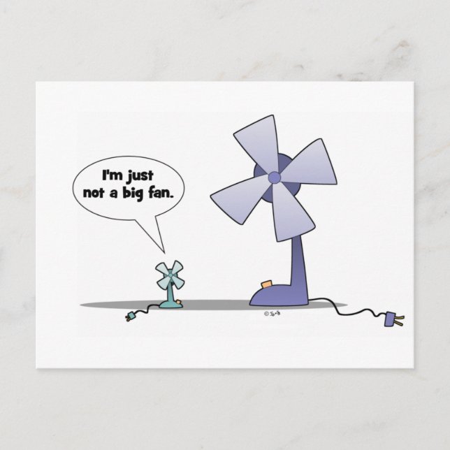 Inte ett stort fläkt vykort (Framsida)